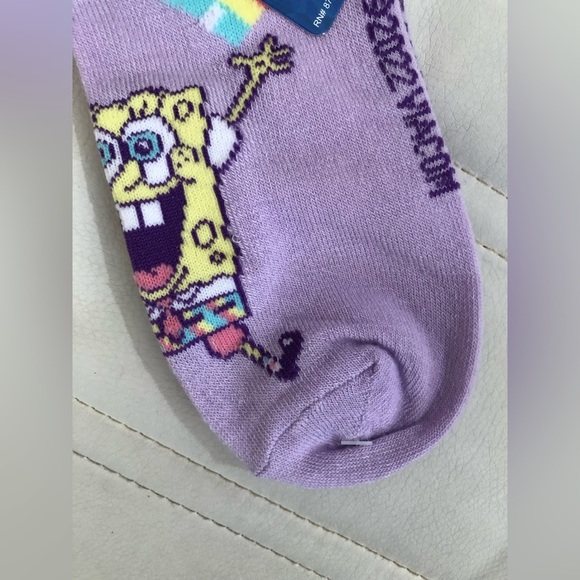 3pairs Nickelodeon SpongeBob squarepants no‎ show socks FREE - Picture 2 of 3